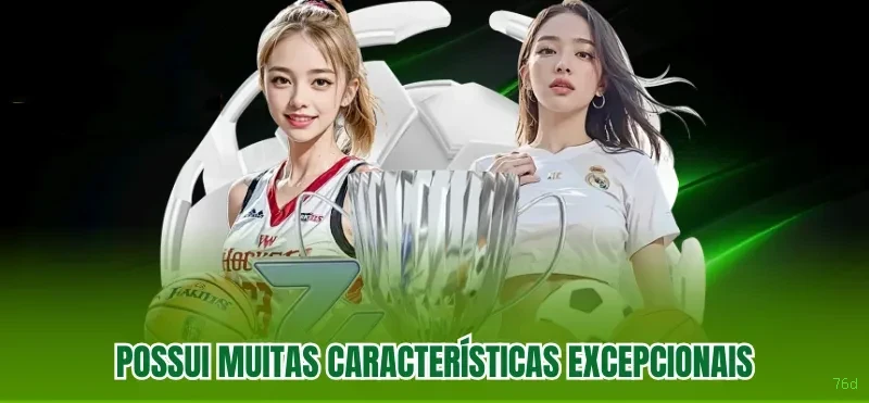 Imagem promocional da 76d mostrando a plataforma e suas vantagens
